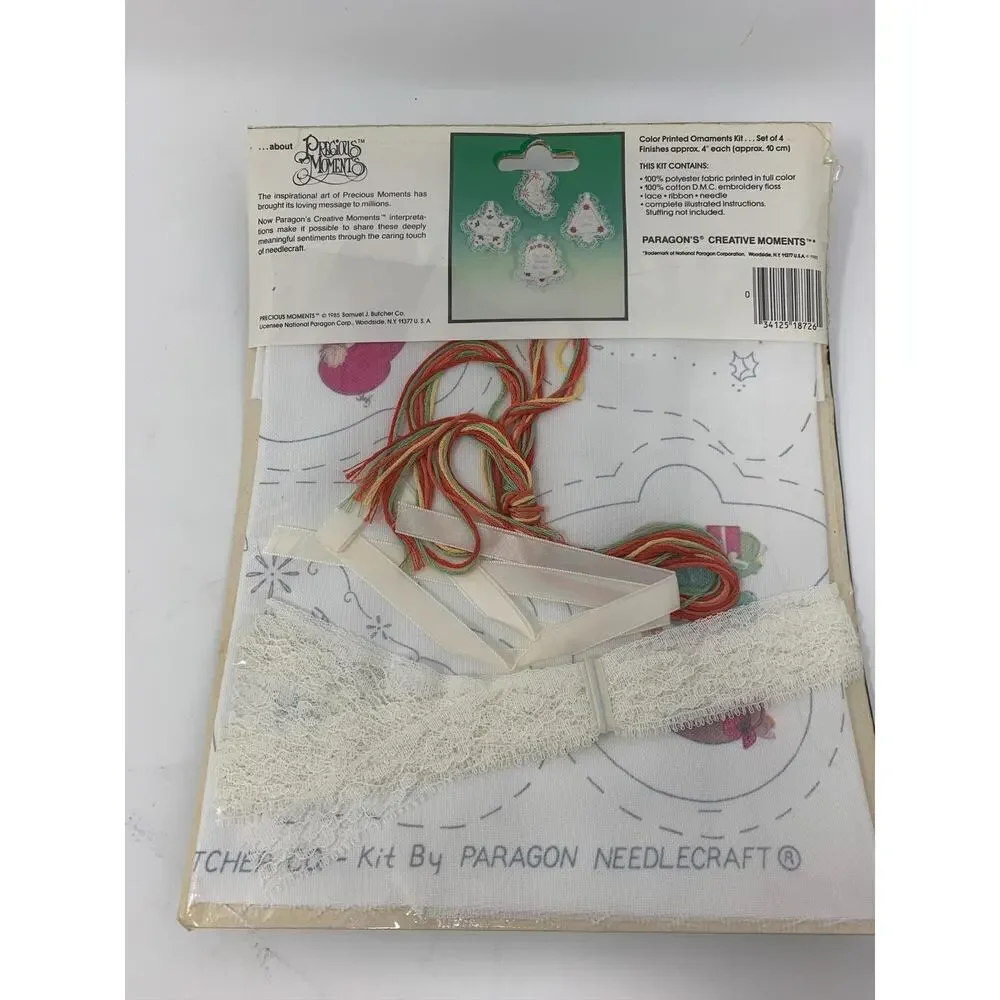 Precious Moments Needlecraft Ornaments Kit NEW in package.